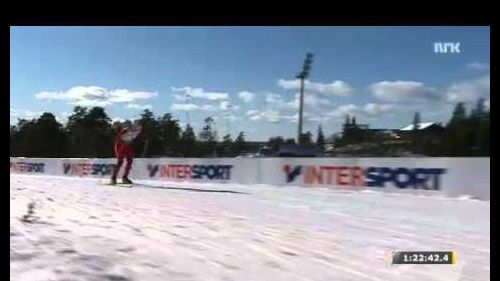 Therese johaug vinner 30 km - vm oslo holmenkollen 2011 [hd]