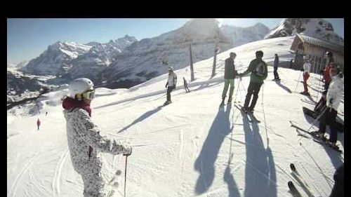 Skiing in Grindelwald