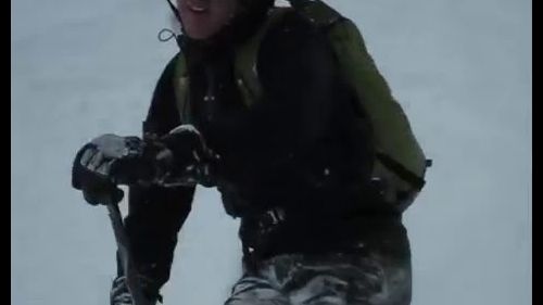 Les grand montets powder skiing