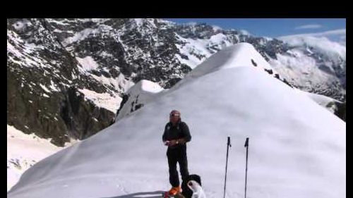 Sci alpinismo alla sella del cacciatore - macugnaga monte rosa