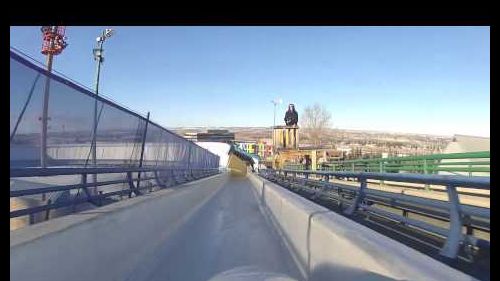 Bobsled ride at calgary olympic park with a gopro hero 2