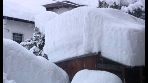 Nevicata 31 gennaio 2014. falcade (bl) 80/90 centimetri