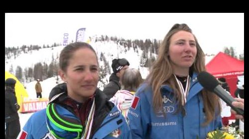 Sofia belingheri e francesca gallina - 2014 valmalenco fis junior snowboard world championships