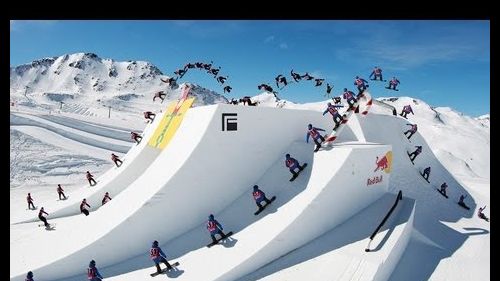Ski & snowboard park contest - red bull innsnowation 2013 italy