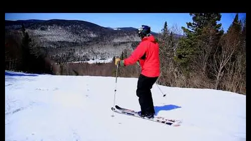 Telemark lessons - intro to moguls