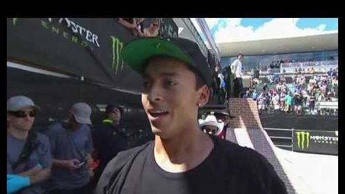 Nyjah huston wins gold in  x games austin men's skateboard street - espn