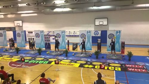 Campionato italiano kettlebell biathlon strappo 16kg