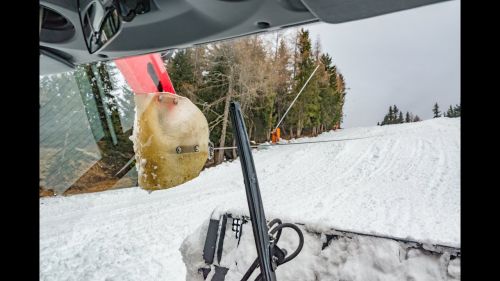 PistenBully 600 Alleghe. Un giro sul gatto delle nevi.