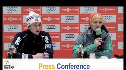 Press conference, ramsau am dachstein, ind. gundersen 20.12.2015