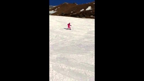 Hannah skiing cervinia december 2015