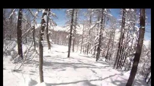 Primeiro dia da snowboard em Chamonix.