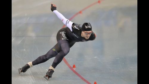 Speed skating with the warrior beach bootcamp team