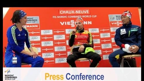 Press conference chaux-neuve ind. gundersen 24.01.2016