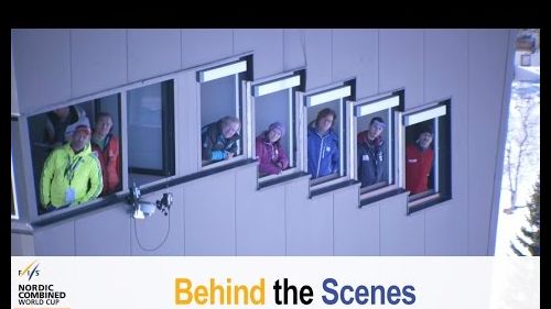 Inside the judges' tower - fis nordic combined - behind the scenes