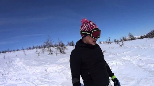 Snowboarding. snowboard. magadan.