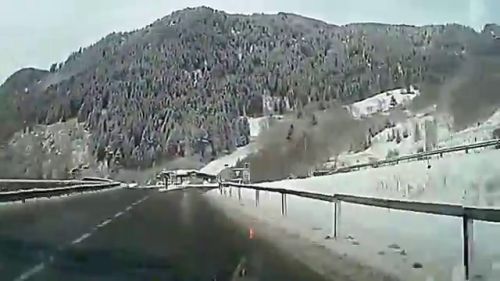 Pians -  st. anton am arlberg - austria winter road 2016