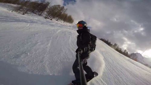 [gopro hero 4 black] snowboard super sauze fevrier 2016