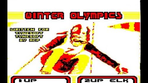 Winter olympics on the acorn electron - event 1 (speed skating)