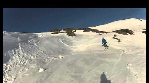 Spring telemark skiing norway