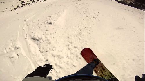 Pejo 3000 - discesa integrale - snowboard
