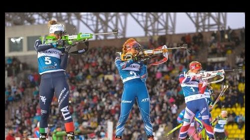Champion race tyumen mixed relay women / 10.04.2016