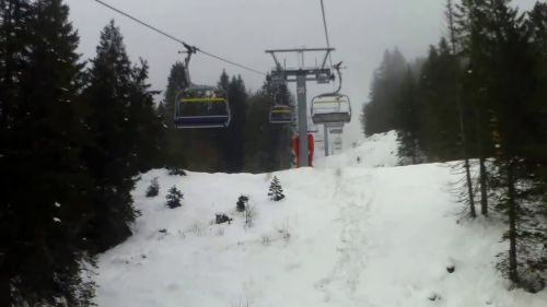 discesa dal Ghiacciaio Presena