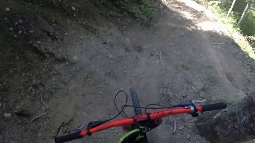 Gopro les gets piste rouge vtt