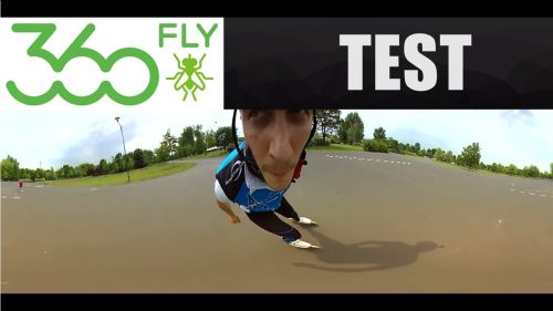 Camera 360fly inline speed skating test