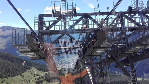 Discesa pejo 3000 funivia val di sole trentino