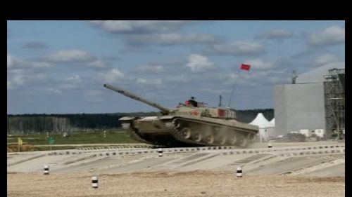 China takes first place in tank biathlon semi finals