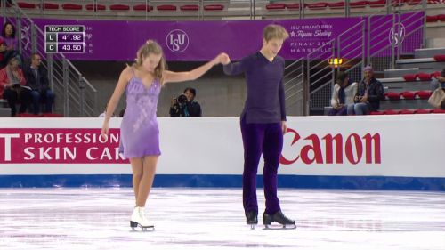 Carreira christina / ponomarenko anthony (usa) -  - junior grand prix final 2016, marseille - free dance