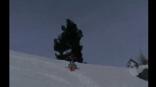 Ski & snowboard cliff freeride