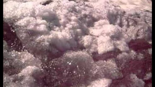 Flusso d'acqua e ruscellamento attivo ghiacciaio della marmolada 26.8.2010