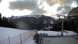 Webcam Seggiovie Santa Croce e panorama sul Gherdenacia