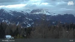 Pista La Crusc con l'omonimo monte m.2045