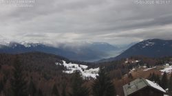 Trivigno vista Sondrio e Teglio