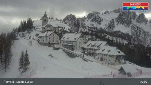Santuario Monte Lussari 1789 m.