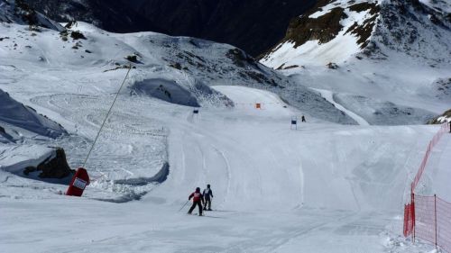 Via si parte, prima parte della pista Reine Blanche