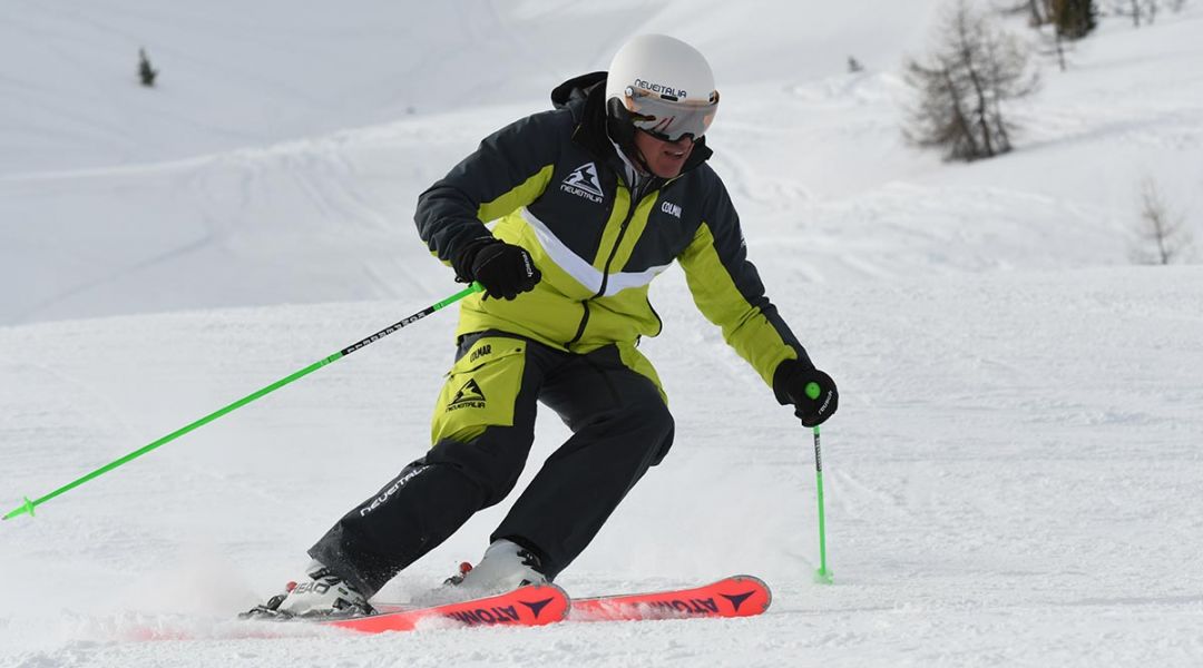 Valerio Malfatto al test di Atomic Redster TR (2021)