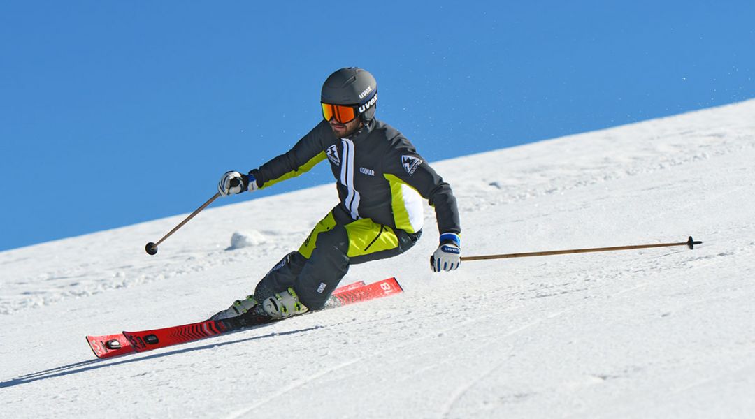 Federico Casnati al test di Volkl Racetiger GS (2022)