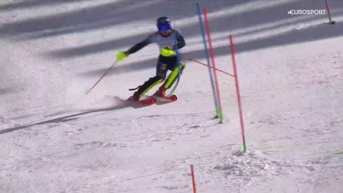 Alex vinatzer si riscatta nella seconda manche di palisades tahoe: è 6° in slalom!