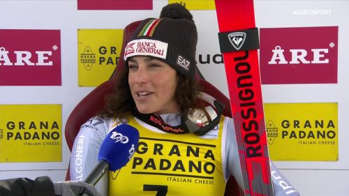 Brignone: 'non ero contenta della mia prima manche, mi sono detta di provarci'