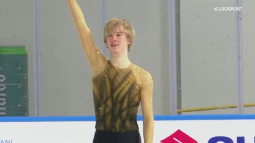 Daniel grassl meraviglioso ai campionati italiani, punteggio stellare nel corto a varese, il video