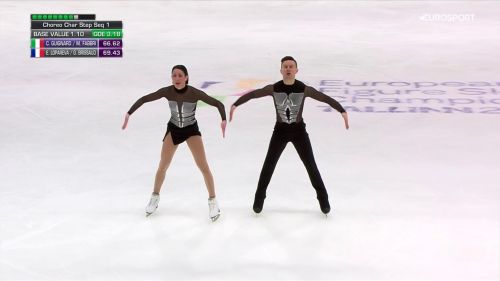 Guignard-fabbri campioni europei per il terzo anno di fila! il video della free dance