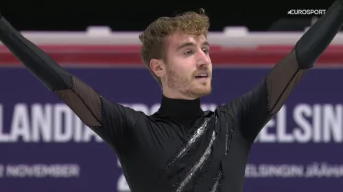 Matteo Rizzo ottavo dopo lo short program al Finlandia Trophy, il video della sua prova