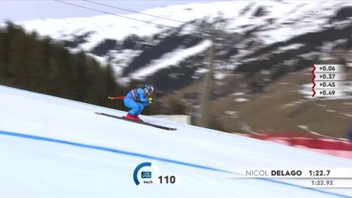 Nicol delago fa il possibile: italia però distante dal podio. il video della discesa