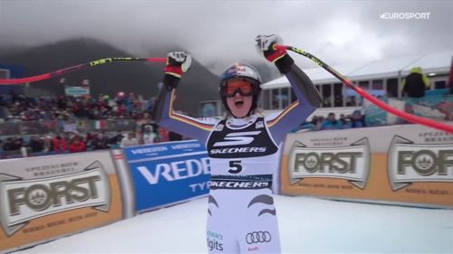 Aicher velocissima: è imprendibile nel superg di tarvisio, il video