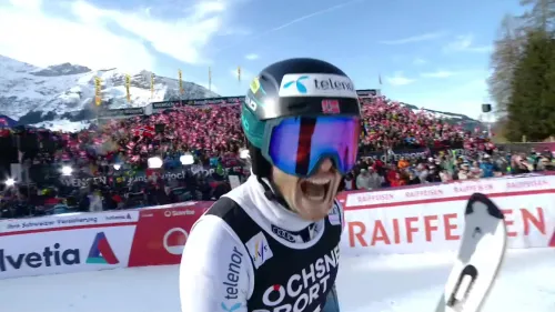 McGrath respinge lassalto di Braathen e vince in slalom di Wengen, rivivi la sua gara