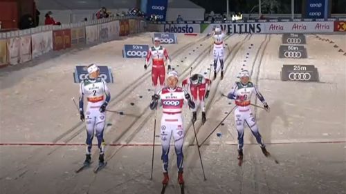 Tripletta svedese nella sprint di ruka: vince linn svahn