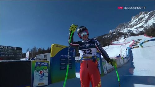 James crawford supera pinturault nel superg di combinata a cortina